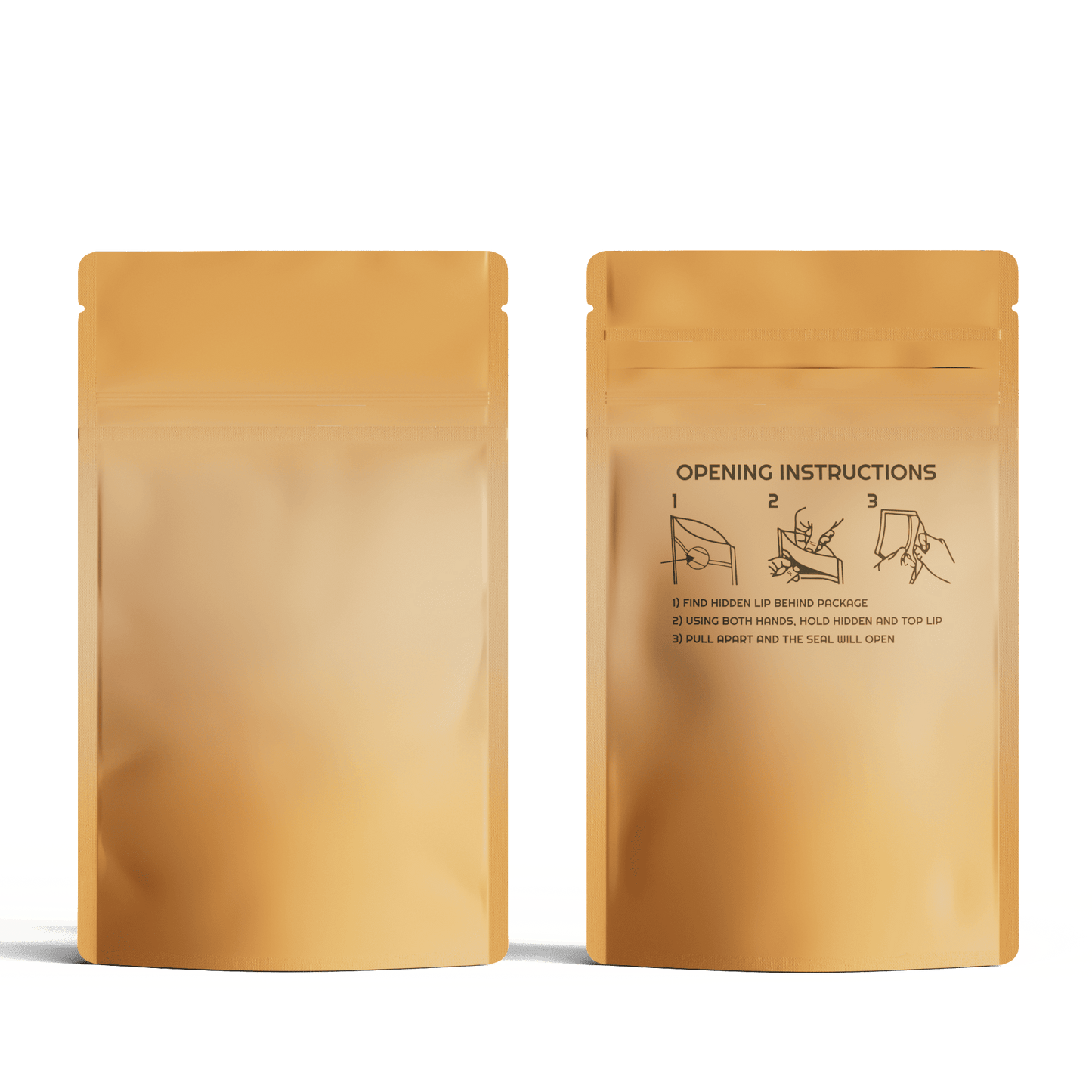 1/4oz colorful child-resistant zip pouch for dispensary use