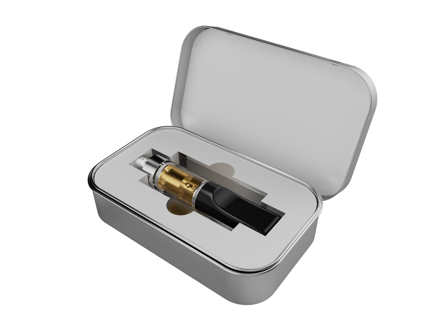 CR flip case for vape cartridge packaging