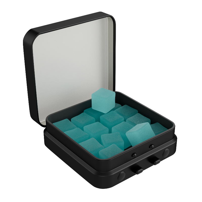 Durable CR flip top case