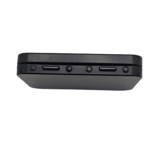 Compact branded tin with flip open lock