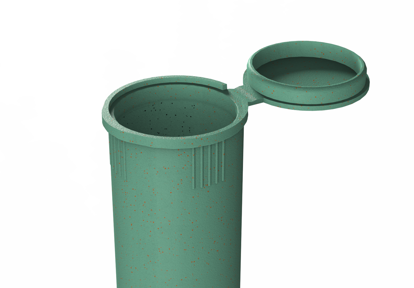 Natural look CR pop tube with plant fiber body