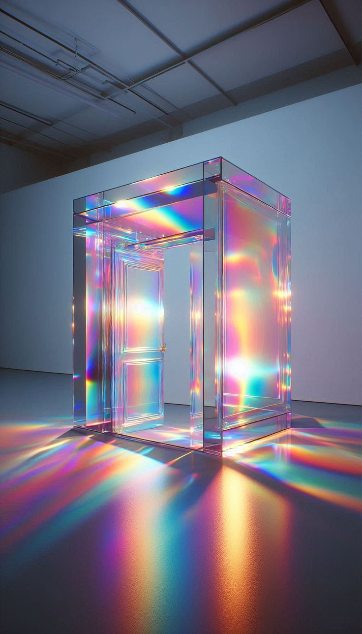 Creative scene with acrylic showcase used for modern home or retail display