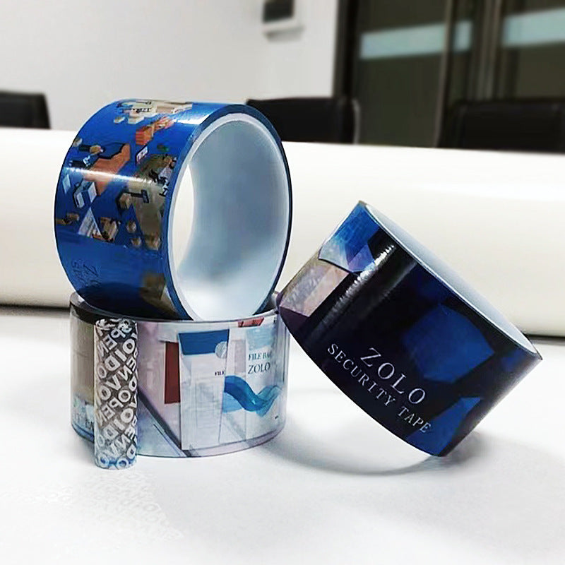 Holographic tamper-evident security labels for high-level protection on retail packaging