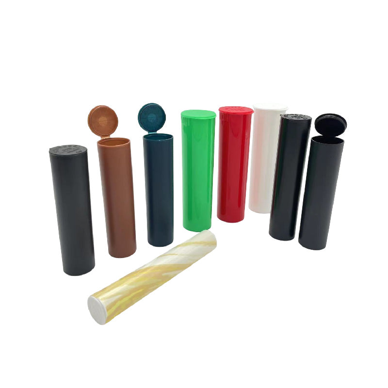 116mm plastic pop tube for cannabis joints – custom color available