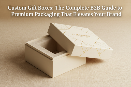 Custom Gift Boxes: The Complete B2B Guide to Premium Packaging That Elevates Your Brand