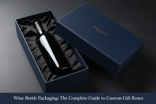 Custom wine bottle gift box packaging by COSOURCE GLOBAL