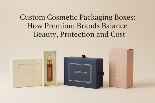 Custom Cosmetic Packaging Boxes: How Premium Brands Balance Beauty, Protection and Cost