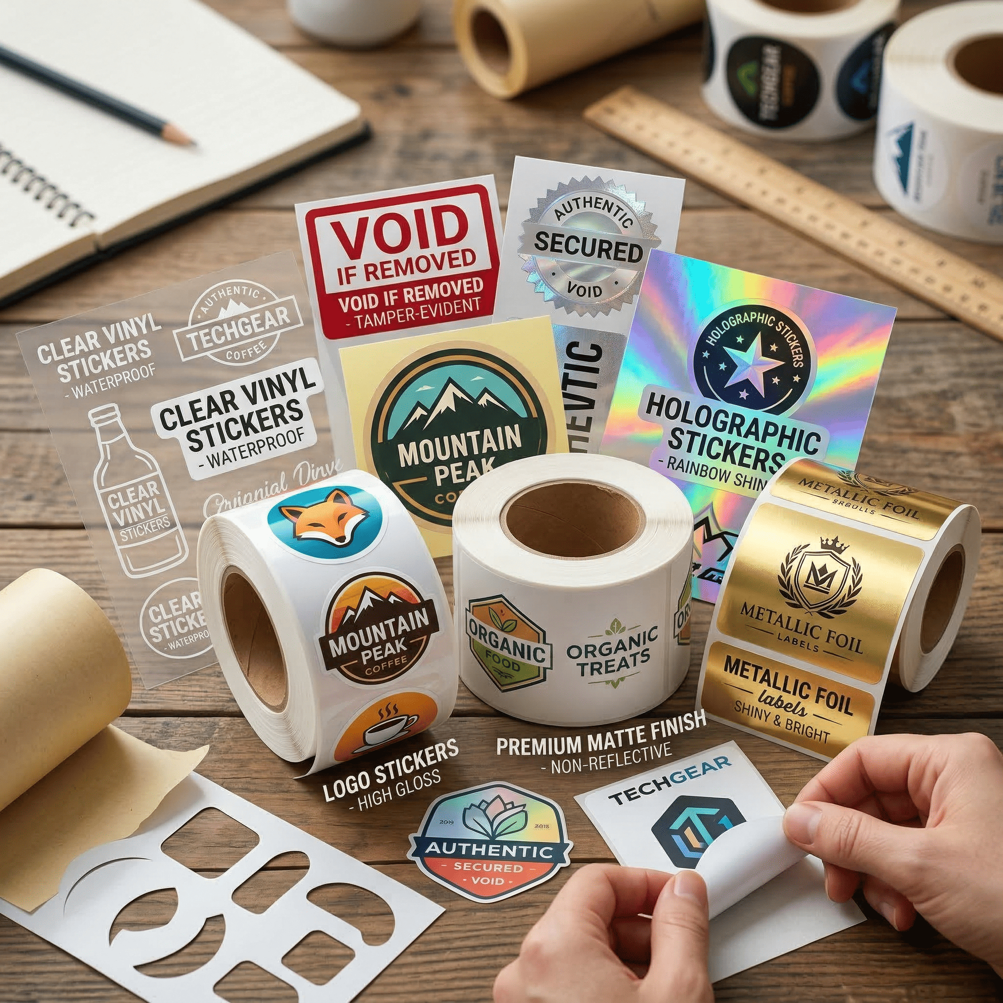 Custom Stickers & Labels | Printed Packaging Labels Supplier – Cosource