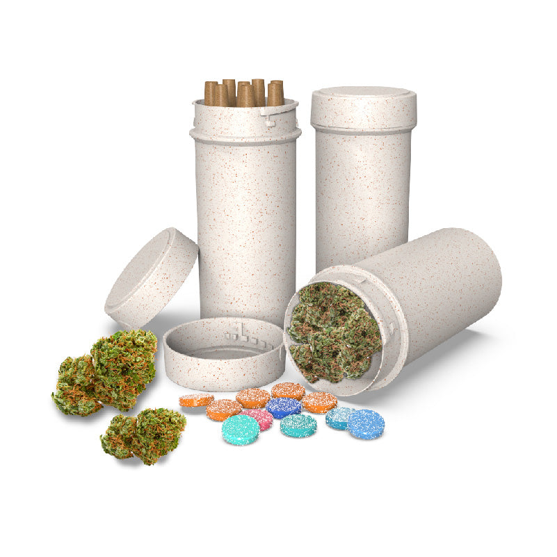 Child Resistant Plant Fiber Stackable Jar