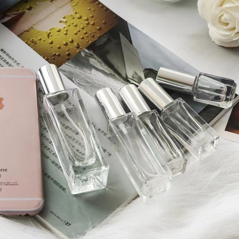 Portable Square Pump Bottle – Travel-Size Refillable Press Bottle