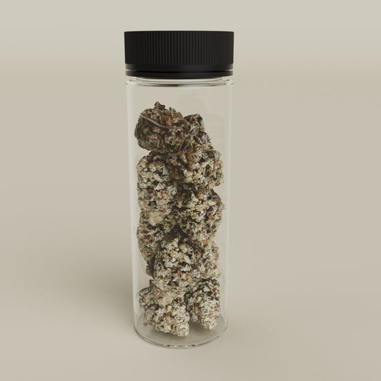 10oz D55 x H150mm PET Jar with Child-Resistant Tamper Evident Cap