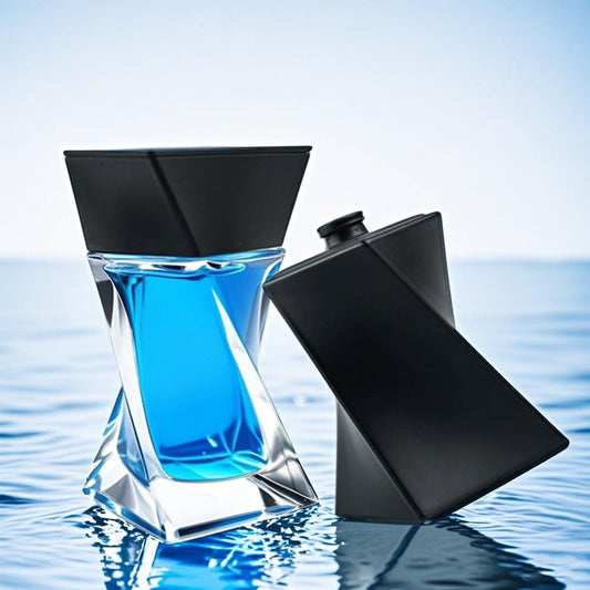 75ml Custom Glass Perfume Bottle – High-End Clear Twist Design with Lid