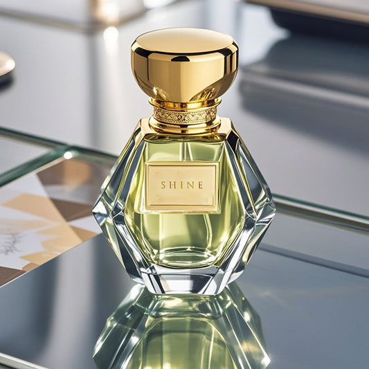 High-End Multi-Sided Irregular Glass Perfume Bottle