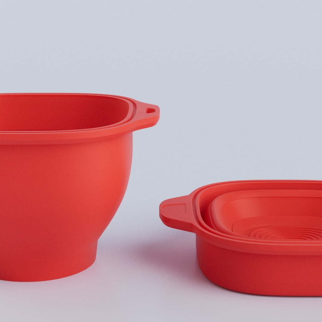 Custom Silicone Collapsible Popcorn Bowl – Food-Grade, Microwave Safe, Eco-Friendly