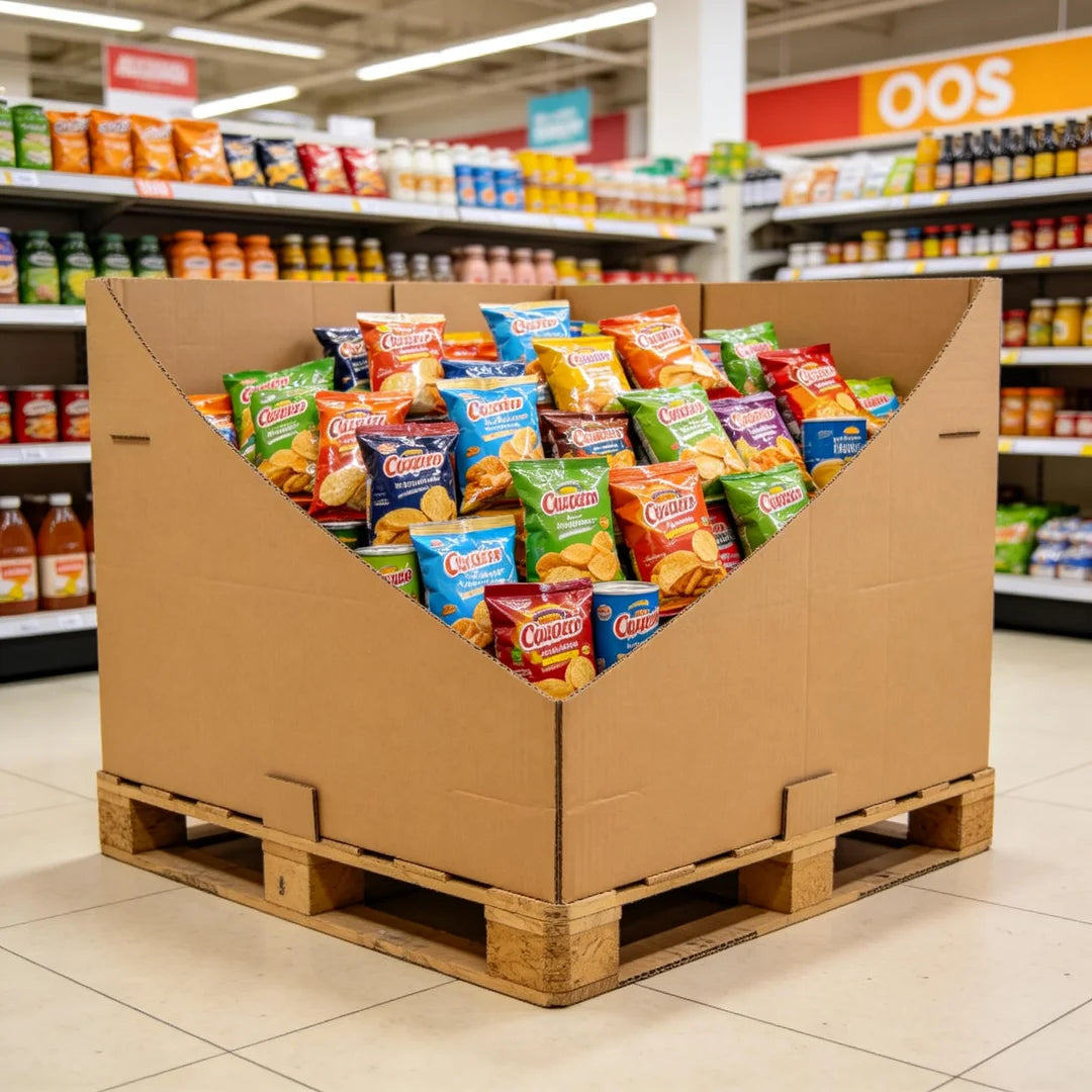 Pallet & Dump Bin Cardboard Displays