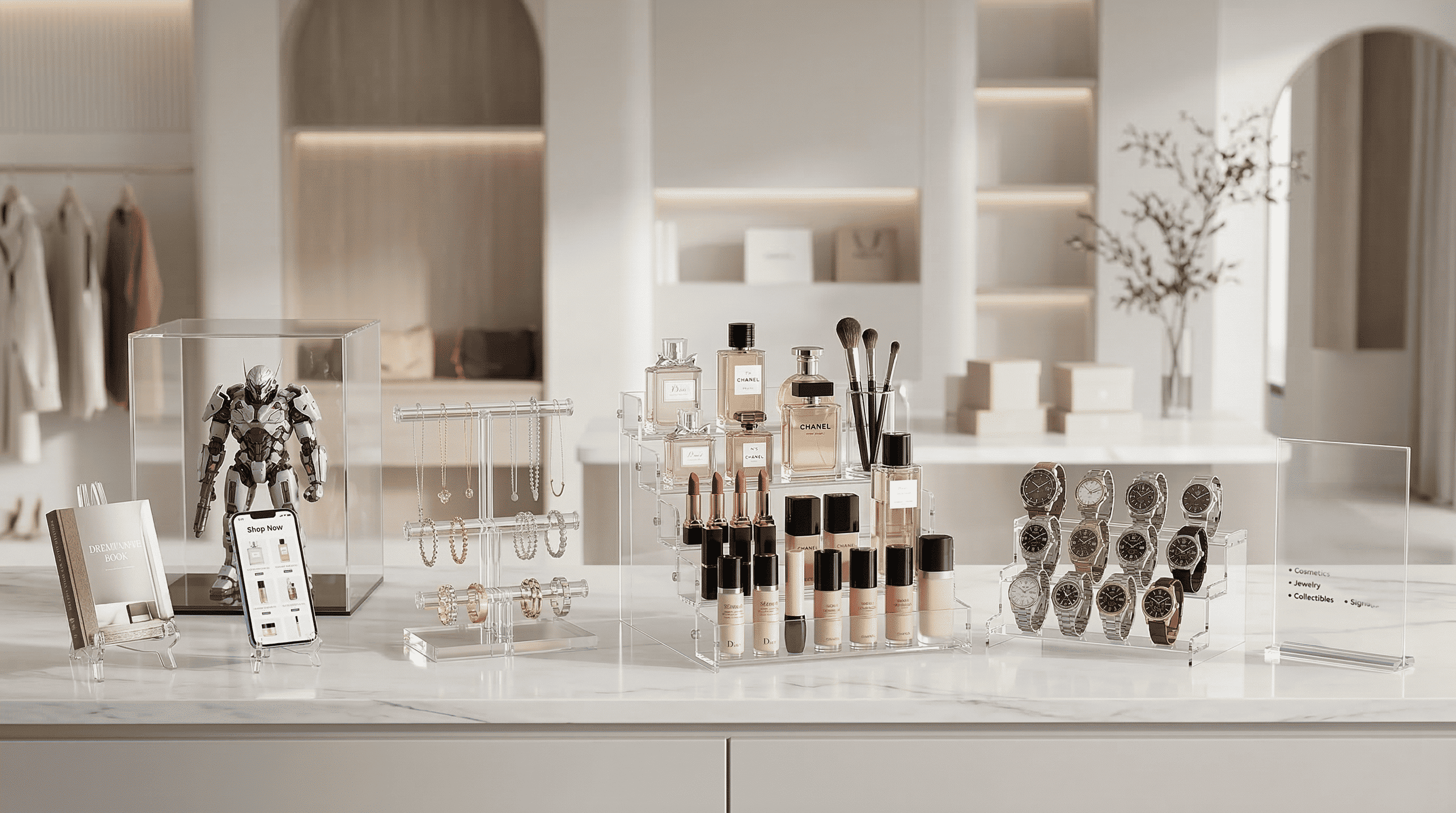 acrylic stand display