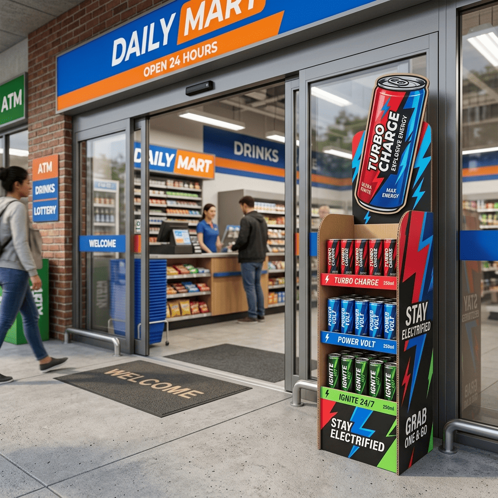 Convenience Store Floor Display Stands
