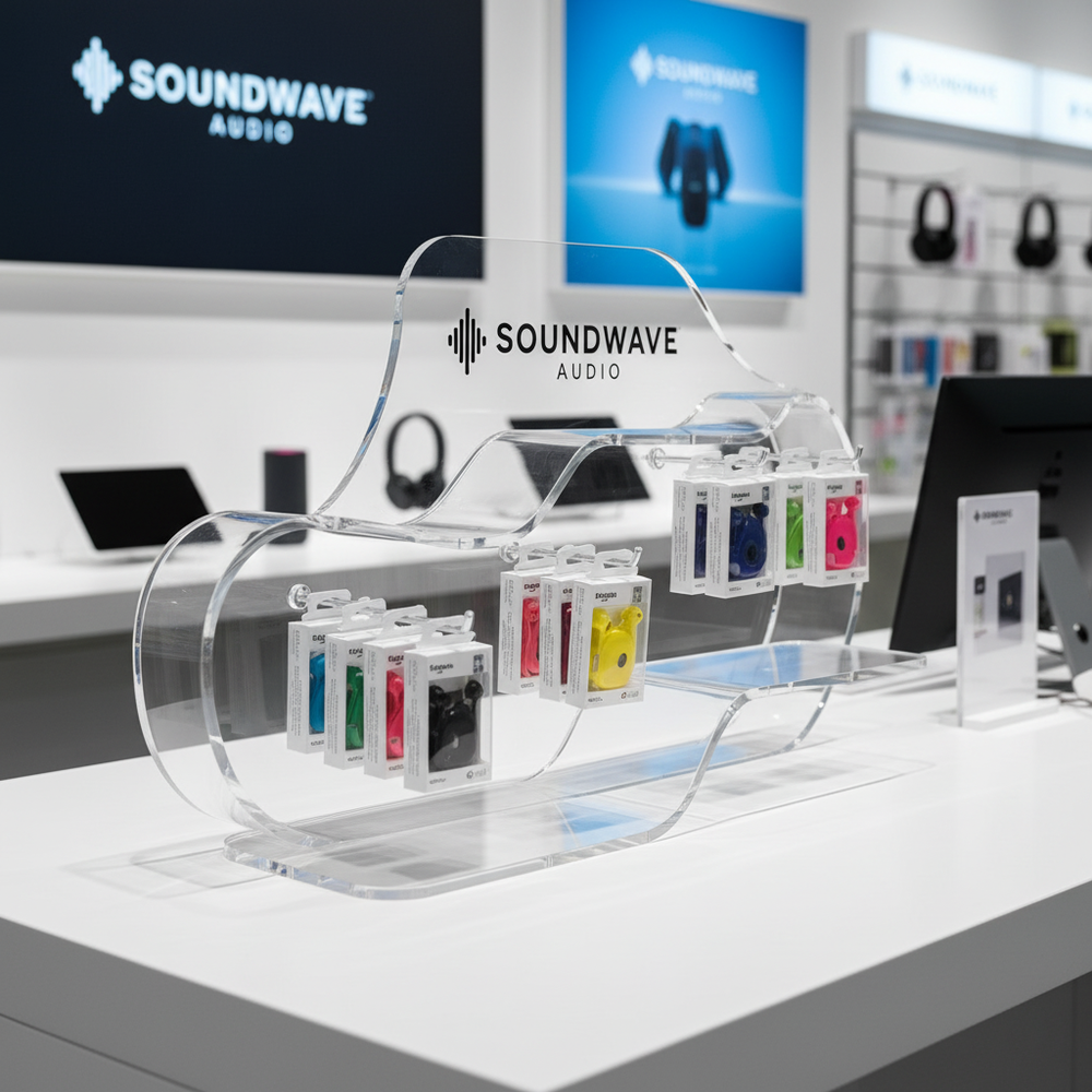 Custom Acrylic Display Stands | Branded Retail & Cannabis Displays ...