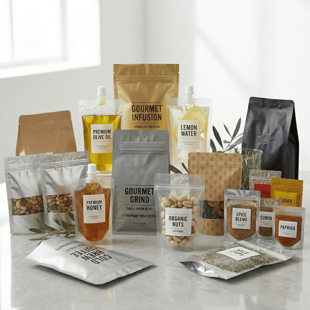 Custom Flexible Food Packaging Pouches & Bags