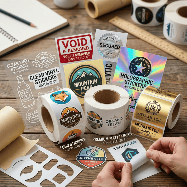 Custom stickers and label