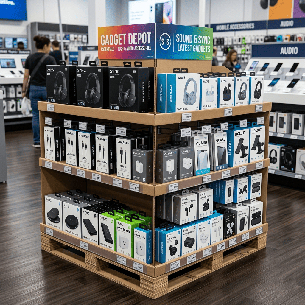 Electronics Bundle Pallet Display Units