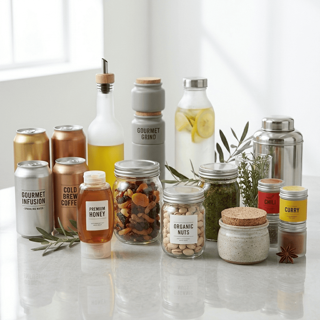 Food Containers, Jars & Beverage Bottles