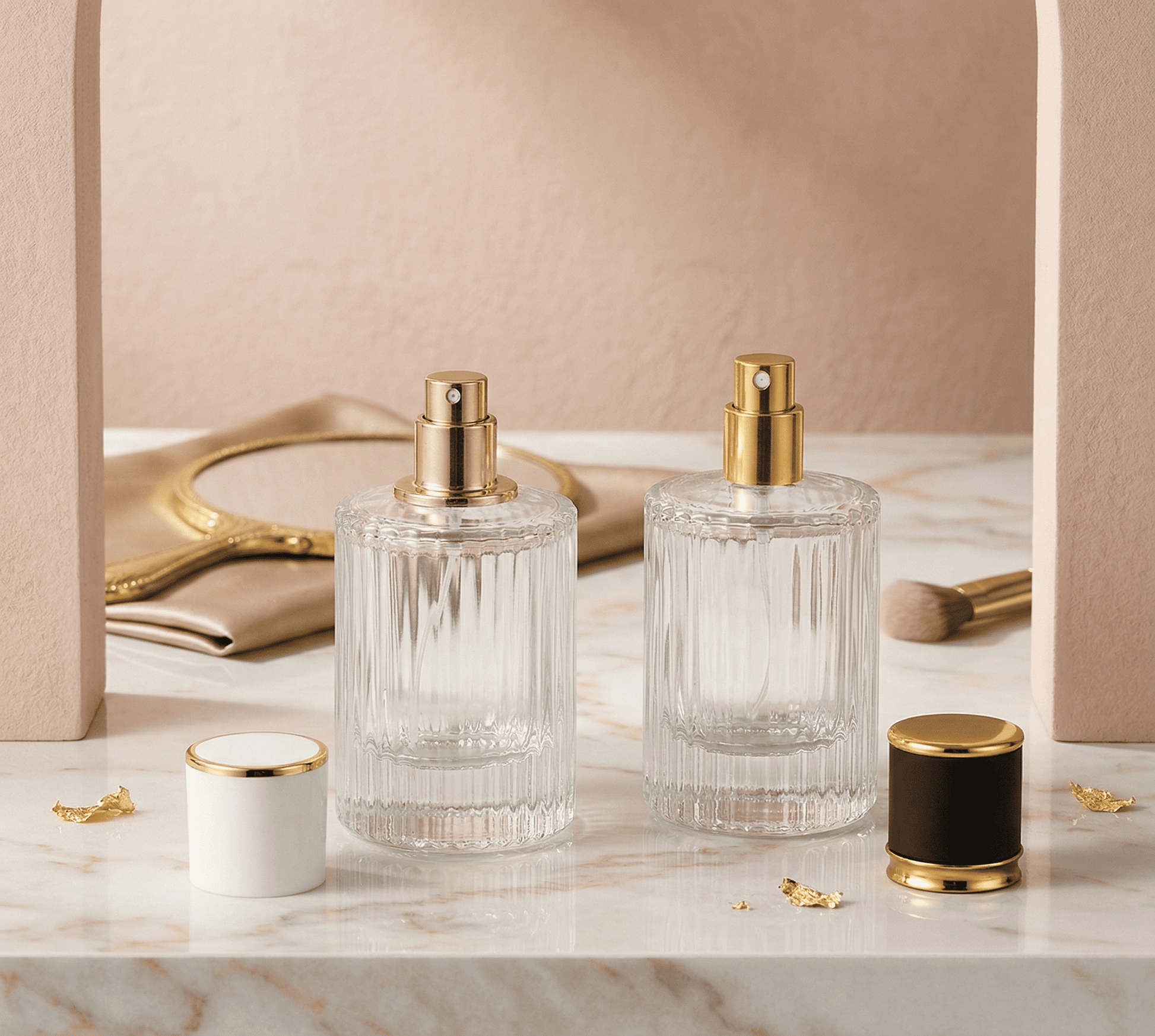 perfume bottle cylinder shape