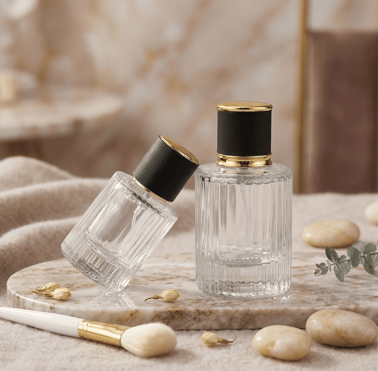 cylinder perfume bottle