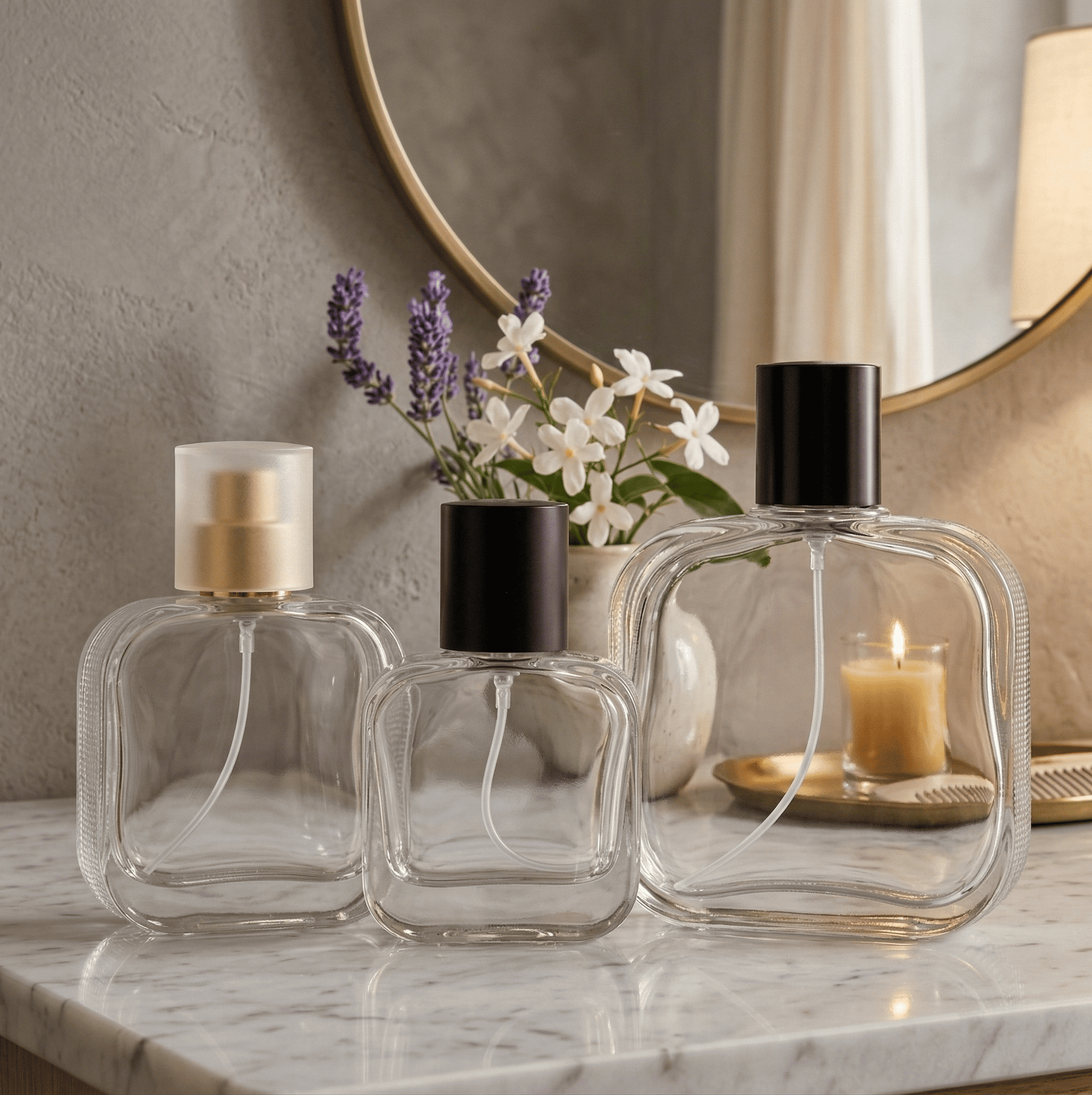 square perfume bottle