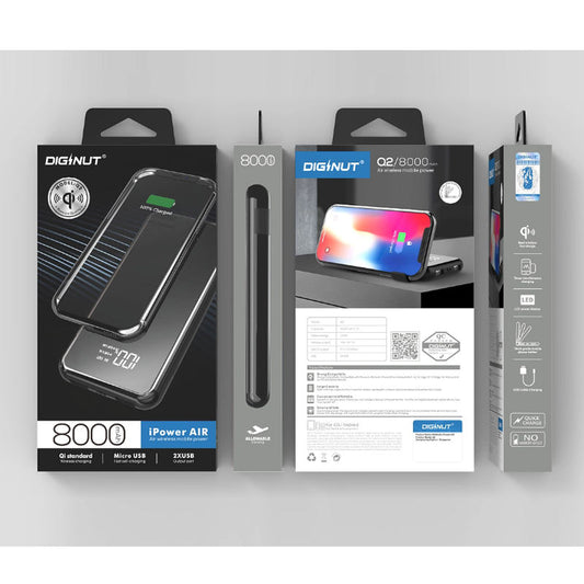 Custom Power Bank Packaging Box – Modern Matte Design