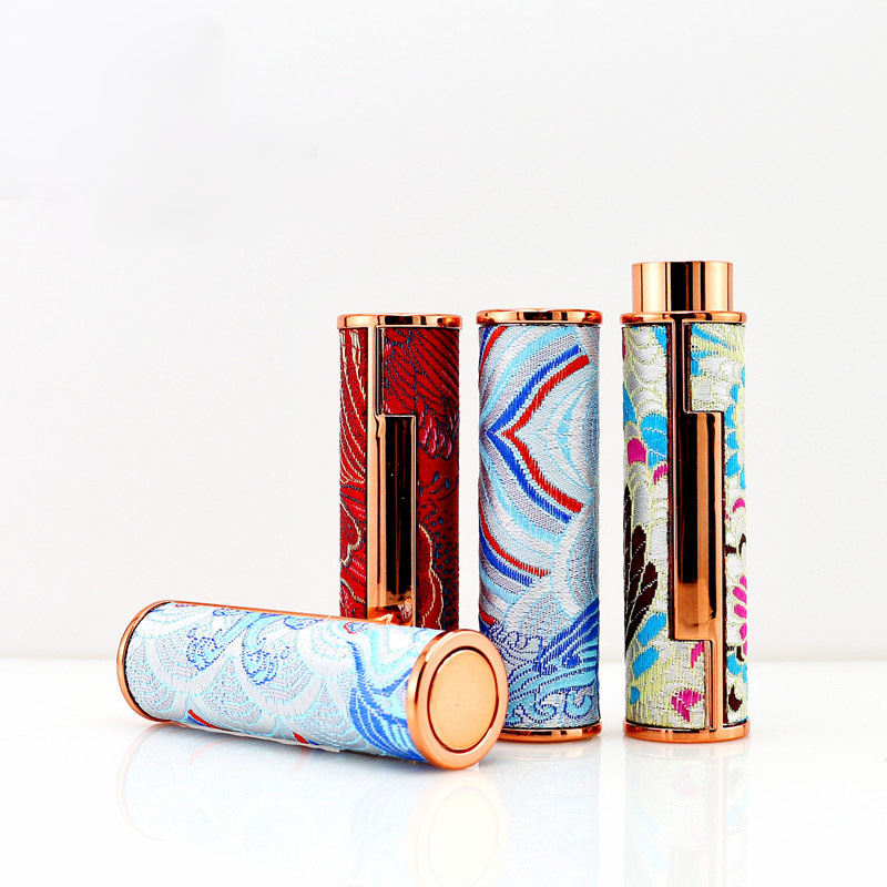 High-End Leather Press Lipstick Tube – Custom Logo Available