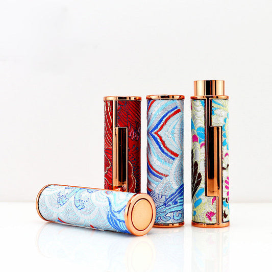 High-End Leather Press Lipstick Tube – Custom Logo Available