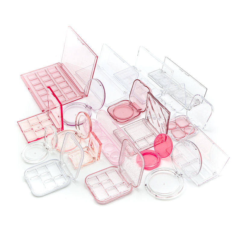Transparent Round Plastic Makeup Palette – Empty Compact