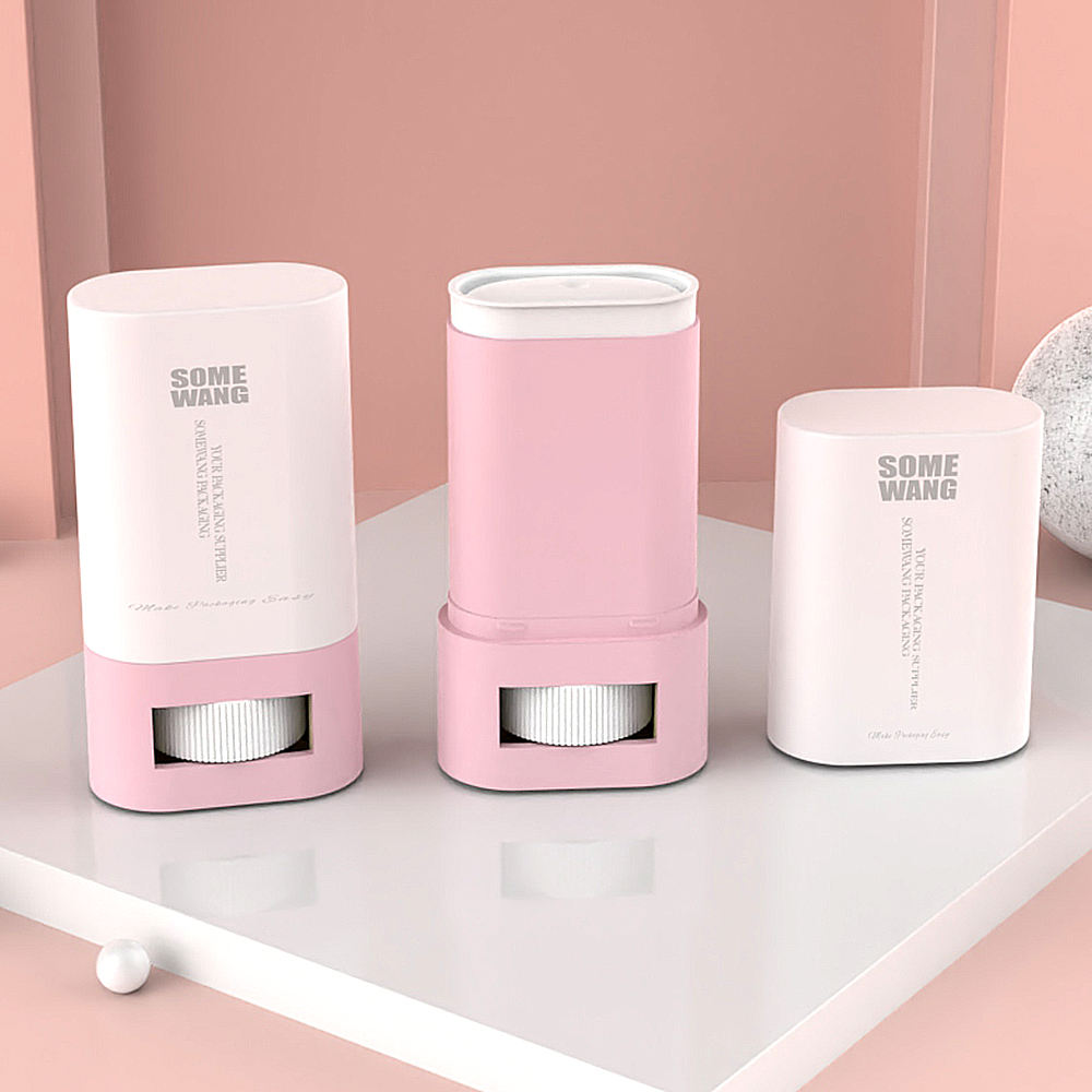 Plastic Deodorant & Sunscreen Stick Container – Oval Cosmetic Tube