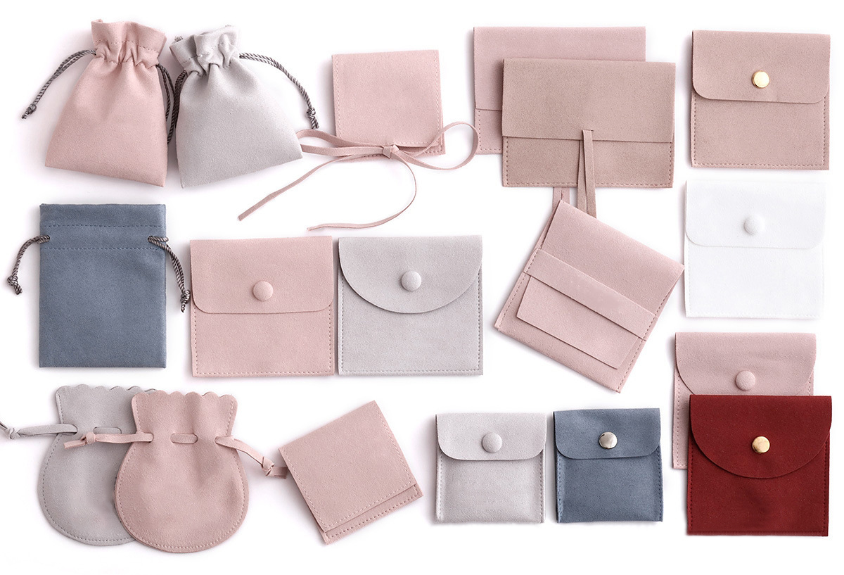 Custom Luxury Microfiber Jewelry Pouch