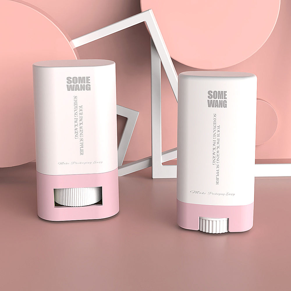 Plastic Deodorant & Sunscreen Stick Container – Oval Cosmetic Tube