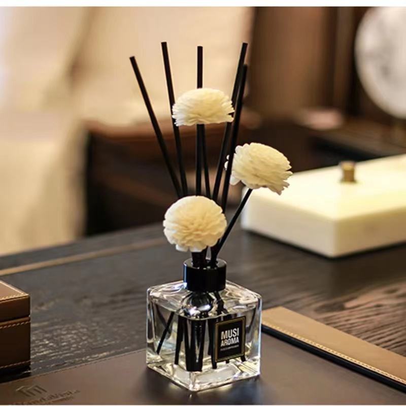 Aromatic Reed Diffuser Glass Bottle – Essential Oil Scent Stick Home Fragrance