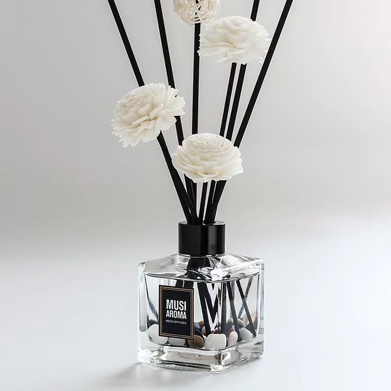 Aromatic Reed Diffuser Glass Bottle – Essential Oil Scent Stick Home Fragrance