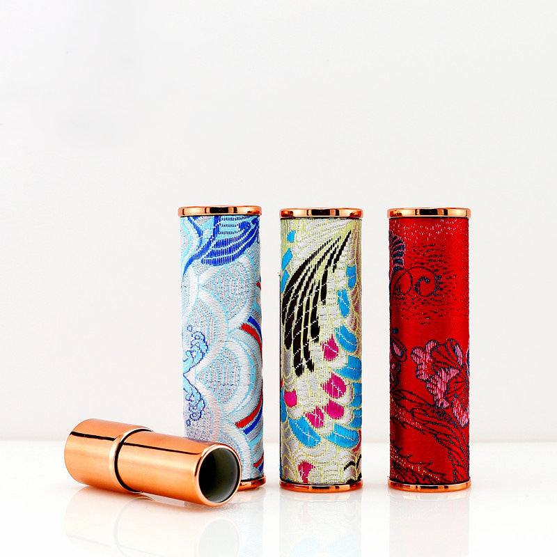 High-End Leather Press Lipstick Tube – Custom Logo Available