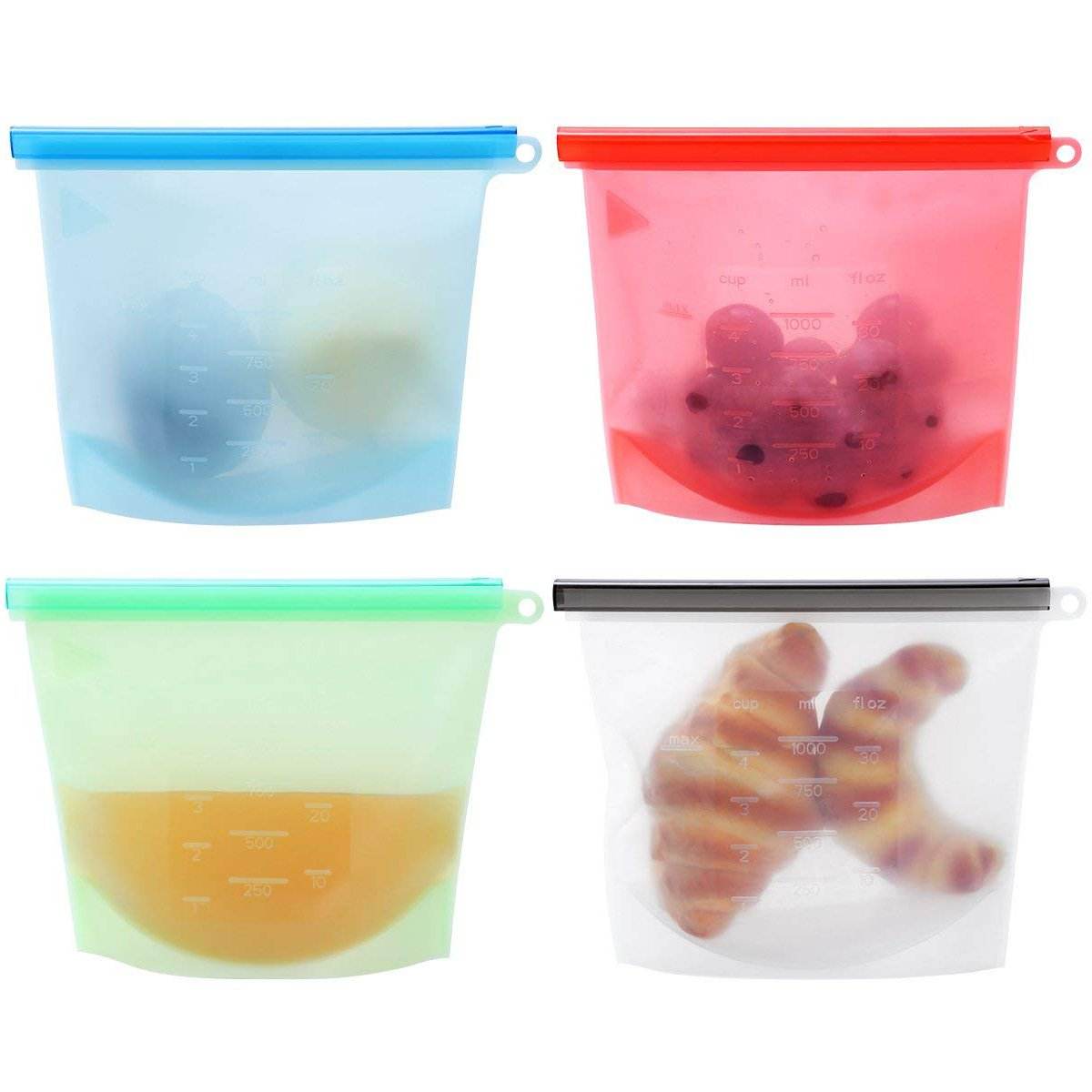 Reusable Silicone Food Storage Bag – Eco-Friendly, Freezer-Safe, BPA-Free
