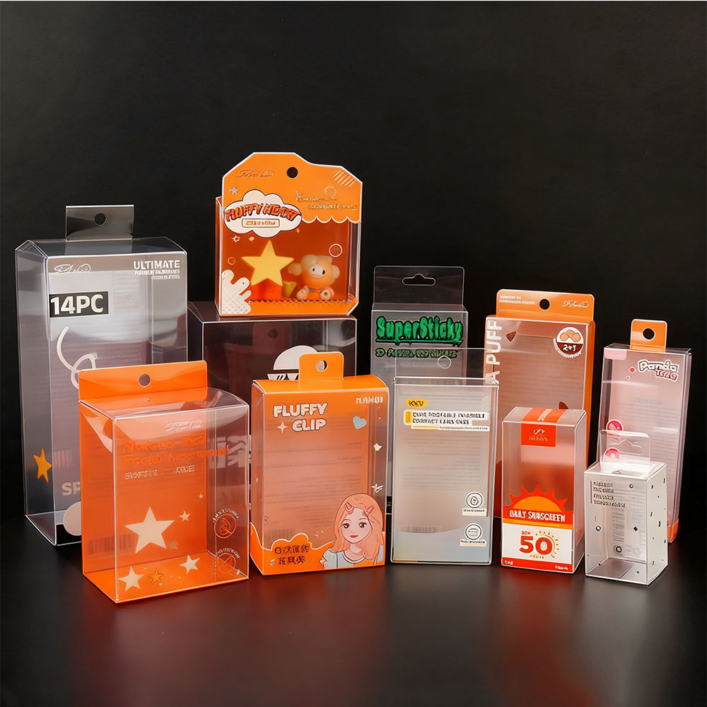 Custom Clear PET Folding Box for Electronics & Retail Products