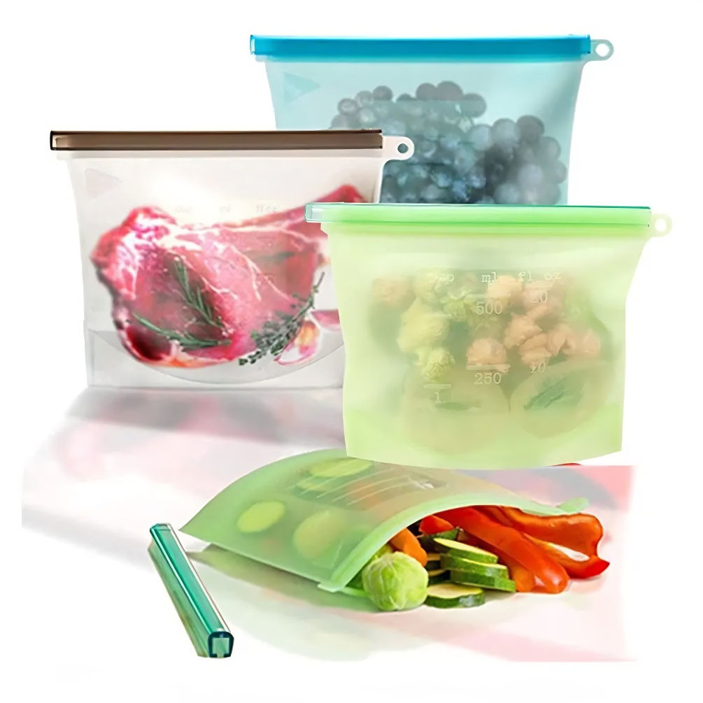 Reusable Silicone Food Storage Bag – Eco-Friendly, Freezer-Safe, BPA-Free