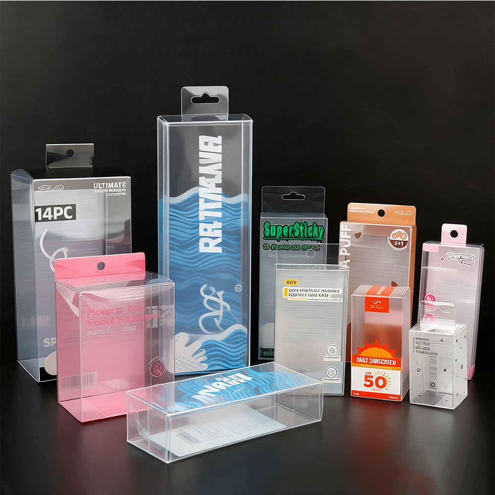 Custom Clear PET Folding Box for Electronics & Retail Products