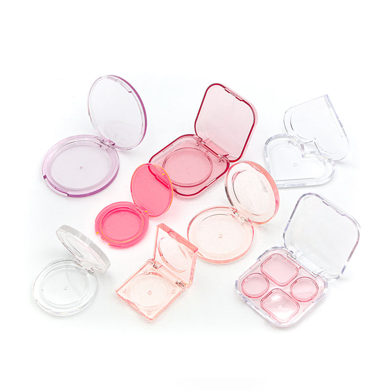 Transparent Round Plastic Makeup Palette – Empty Compact