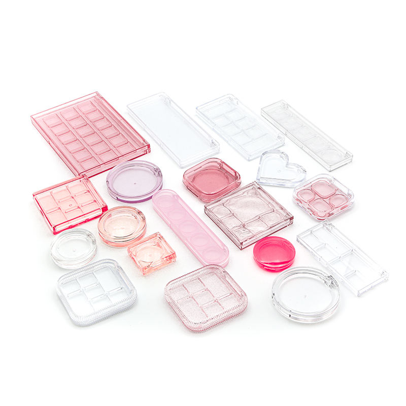 Transparent Round Plastic Makeup Palette – Empty Compact
