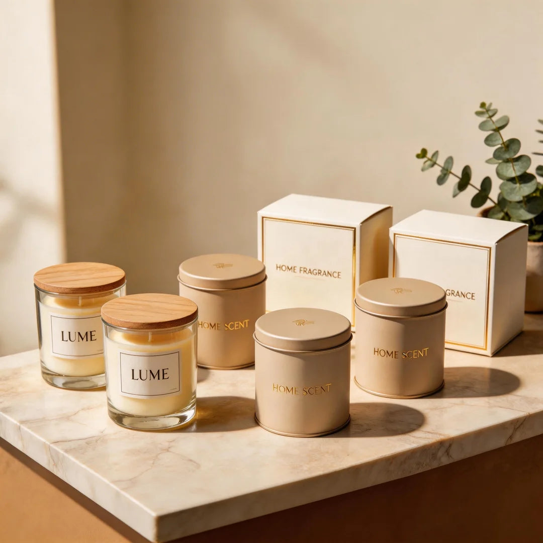 Home scent from candles