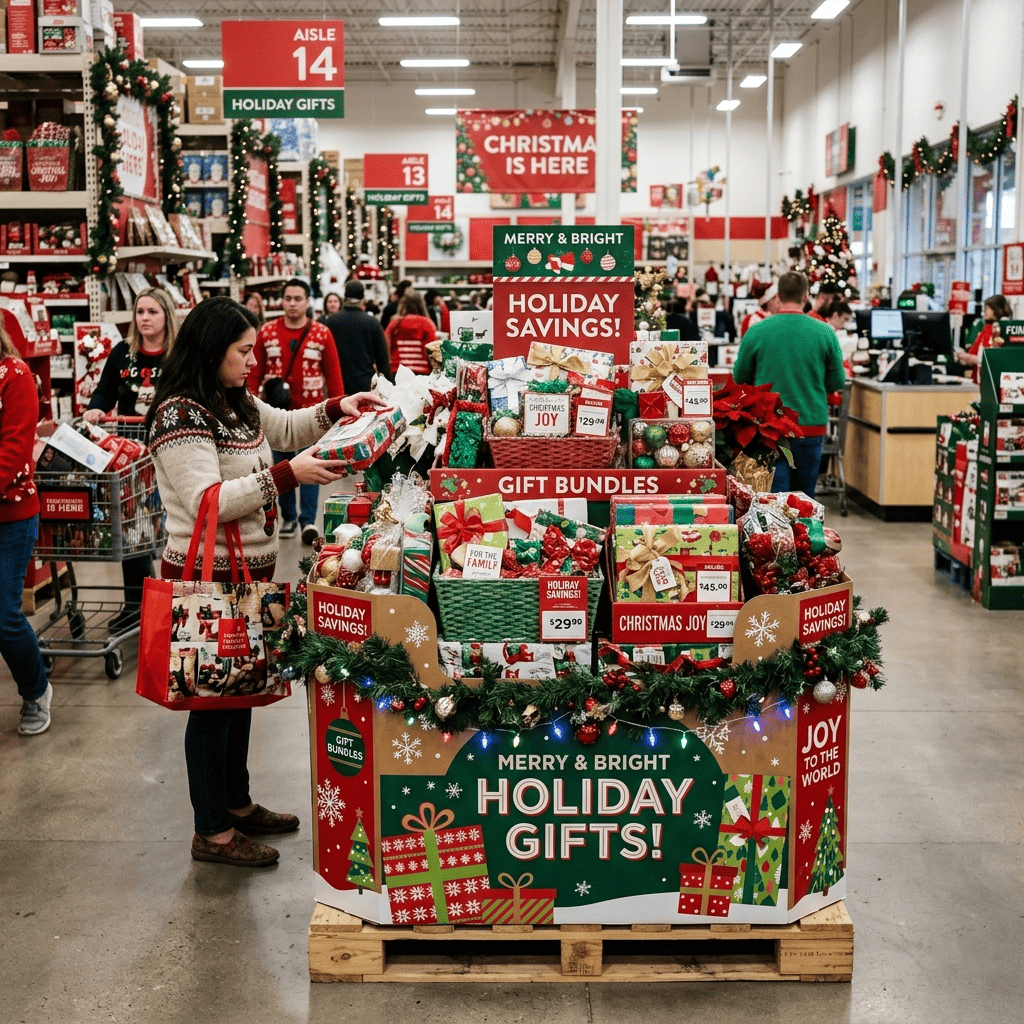Seasonal Promotional Pallet Displays for Retail Campaigns