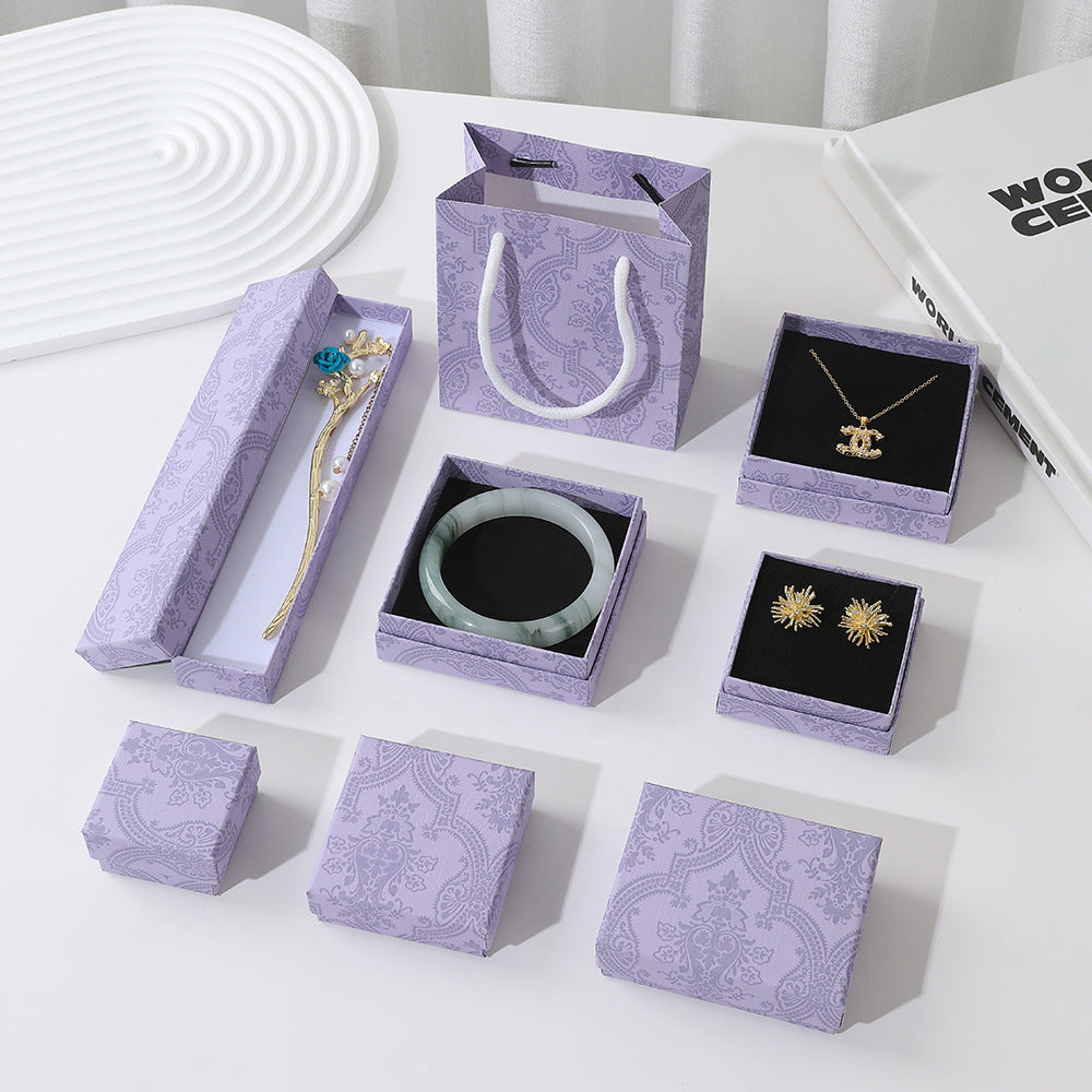 Two-Piece Lid and Base Jewelry Boxes