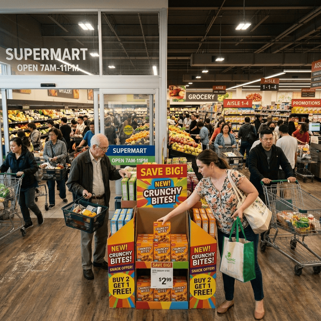 cardboard floor standing display units