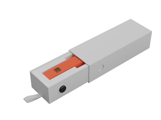 Plastic-free bottom opening CR box with secure child lock design